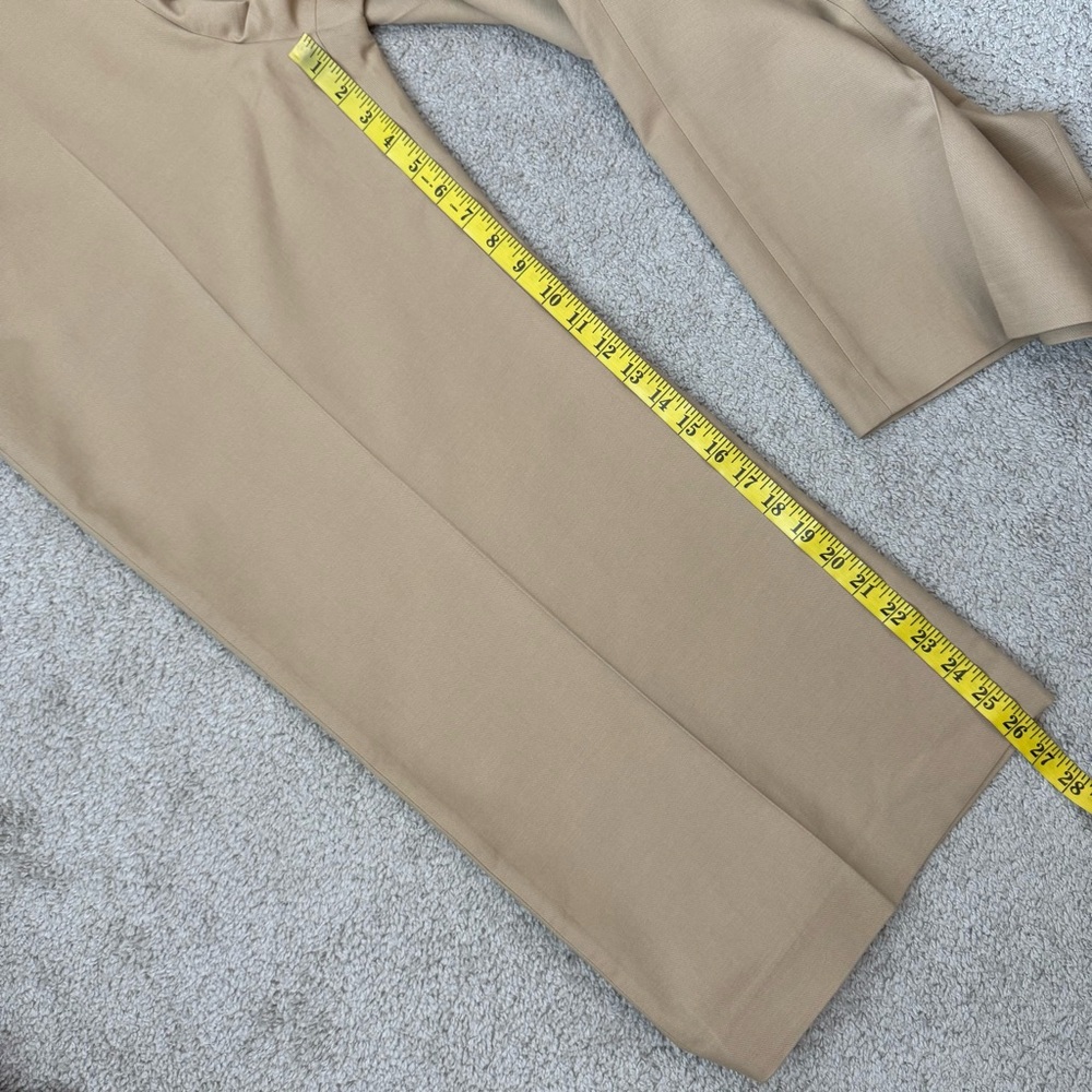 Polo Ralph Lauren Wide‎ Leg Crop Sailor Trouser Monument Tan 18 - Picture 9 of 9